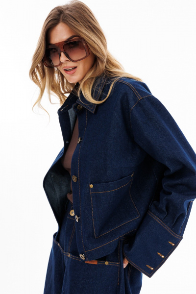 Блуза EOLA 2920.1 темно-синий - фото 2