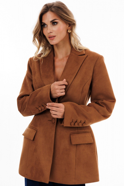 Жакет EOLA 2923 темно-рыжий - фото 12