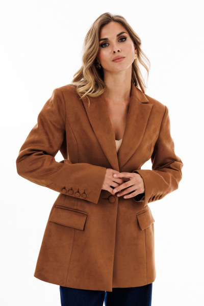 Жакет EOLA 2923 темно-рыжий - фото 11