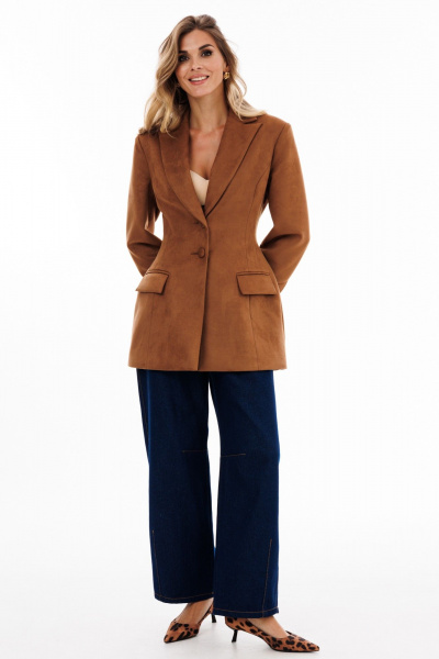 Жакет EOLA 2923 темно-рыжий - фото 7