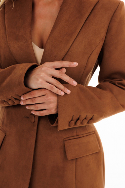 Жакет EOLA 2923 темно-рыжий - фото 3