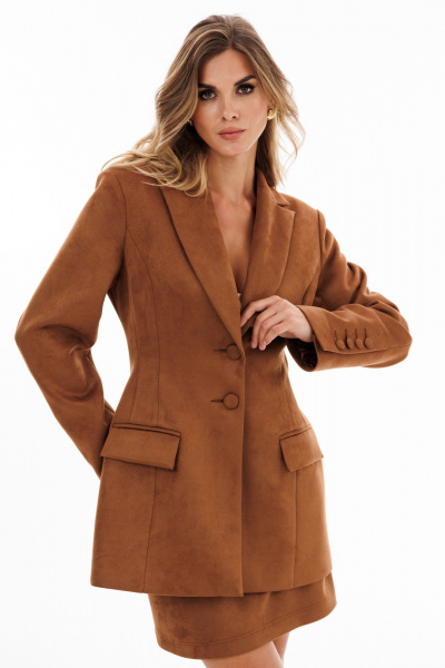 Жакет EOLA 2923.1 темно-рыжий - фото 5