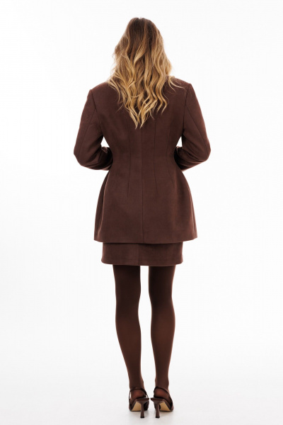 Жакет EOLA 2923 темный-шоколад - фото 9