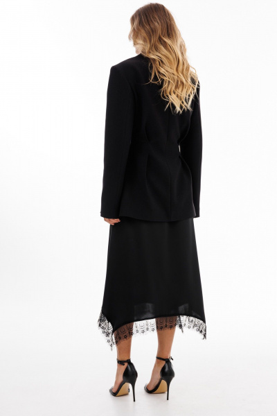 Жакет EOLA 2924.1 черный_меланж - фото 12