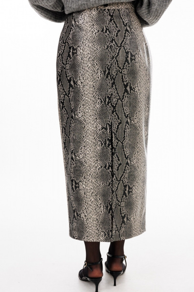 Юбка EOLA 2927.2 серый_питон - фото 5