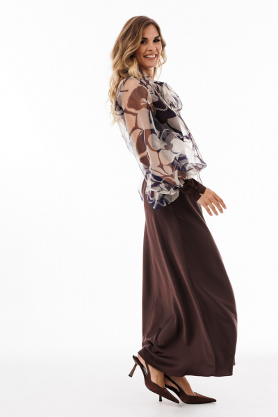 Юбка EOLA 2932 шоколад - фото 2