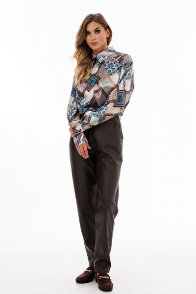 Брюки EOLA 2941 шоколад - фото 10