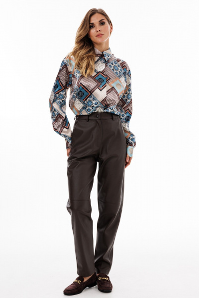 Брюки EOLA 2941 шоколад - фото 8