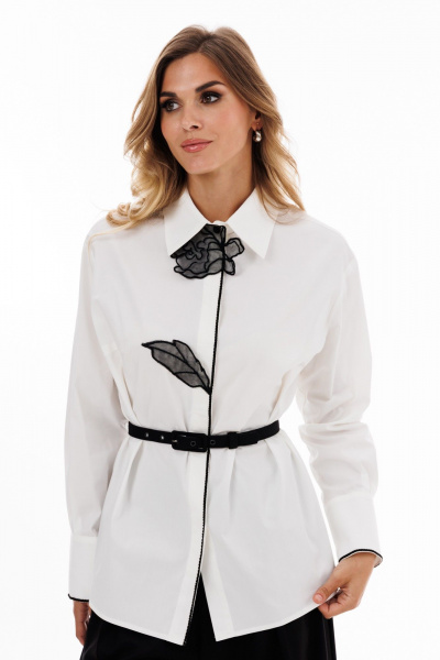 Блуза EOLA 2943 молочный - фото 11