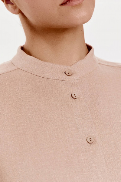 Рубашка SHLOMO 1-9 бежевый - фото 3