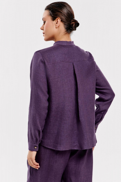 Рубашка SHLOMO 1-9 фиолетовый - фото 3