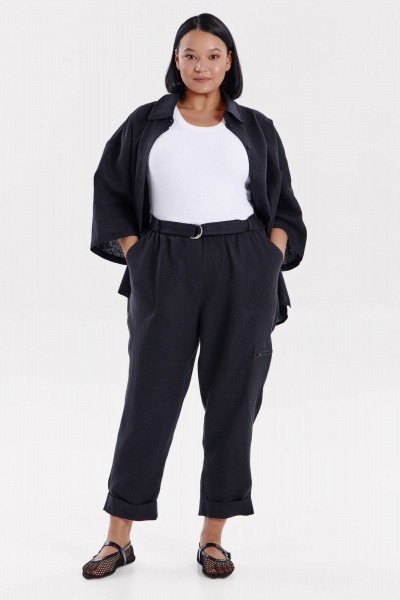 Брюки SHLOMO 2-5 черный - фото 1