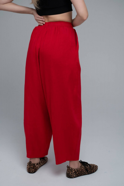 Брюки SHLOMO 2-6 красный - фото 3
