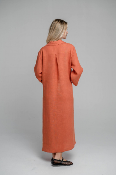 Платье SHLOMO 4-1 оранжевый - фото 2