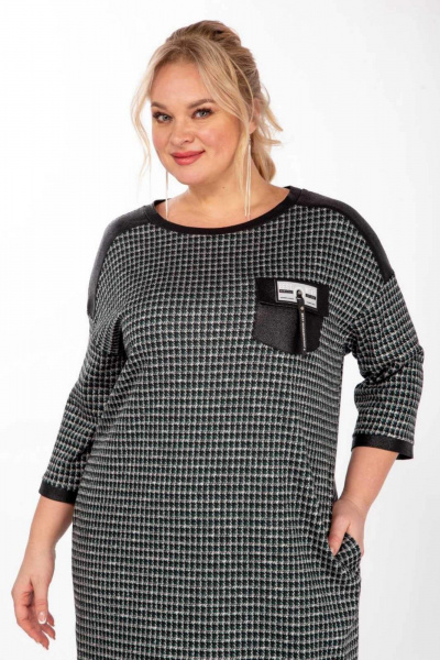 Платье СиБон 0295 серый - фото 2