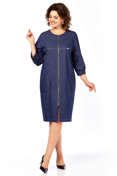 Платье Matini 3.1286 синий - фото 5