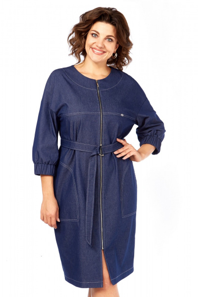 Платье Matini 3.1286 синий - фото 4