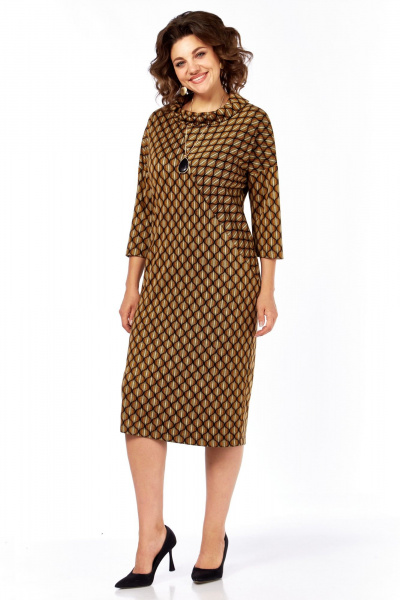 Платье Matini 3.1656 коричневый - фото 8