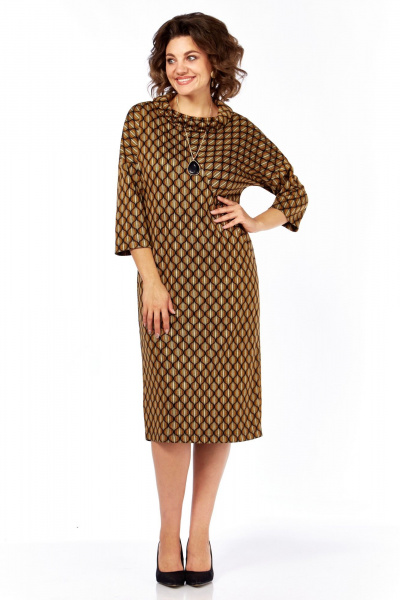 Платье Matini 3.1656 коричневый - фото 5