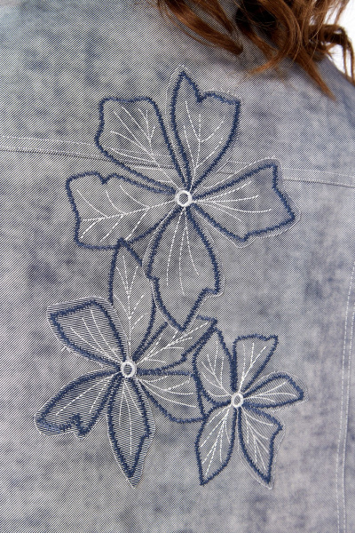 Жакет Jurimex 3365 серо-синий - фото 10