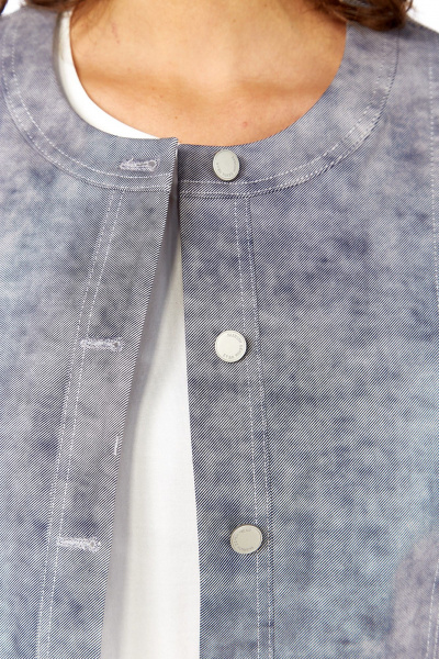 Жакет Jurimex 3365 серо-синий - фото 7