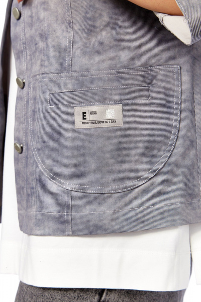 Жакет Jurimex 3365 серо-синий - фото 6