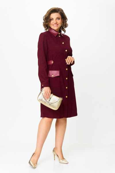 Платье Svetlana-Style 2141 бордовый - фото 3