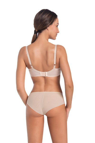 Бюстгальтер с боковой коррекцией и бантиками Teyli 215 бежевый - фото 2