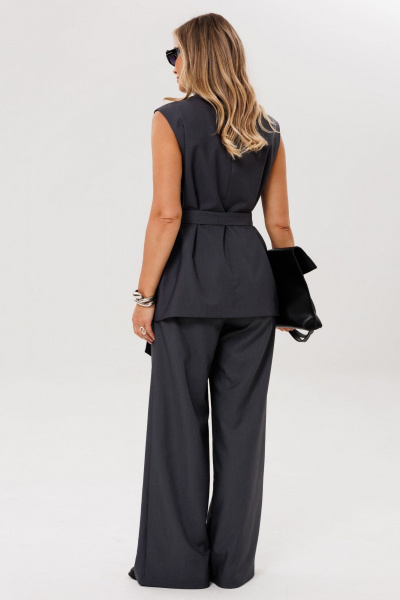 Брюки, жилет Anelli 1501 пепельный_вулкан - фото 10