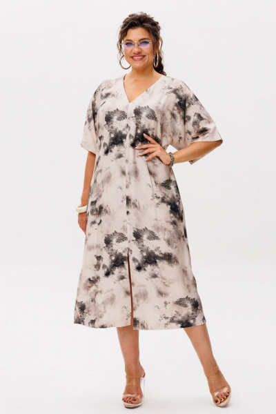 Платье Anelli 1391.1 лунный_туман - фото 2