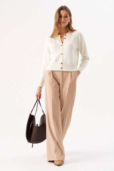 Кардиган Romgil РВ0269-ШЕ5 молочный - фото 7