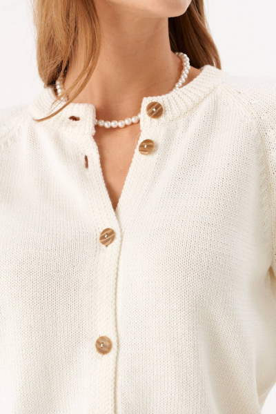 Кардиган Romgil РВ0269-ШЕ5 молочный - фото 3