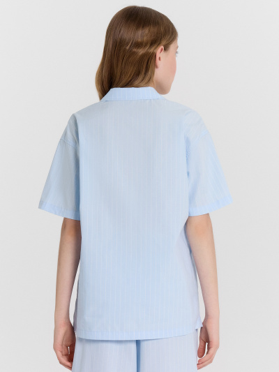 Рубашка Mark Formelle 117941/24-33341П-9 полоска_на_голубом - фото 17