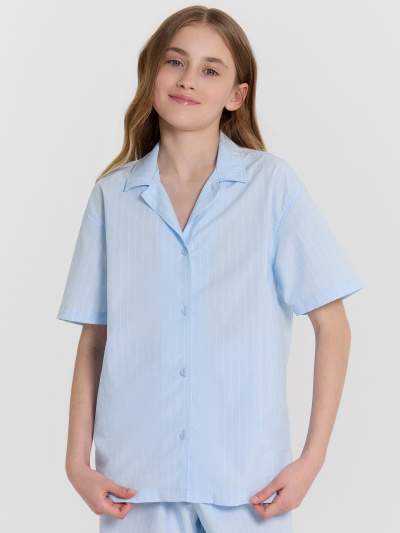 Рубашка Mark Formelle 117941/24-33342П-9 полоска_на_голубом - фото 17