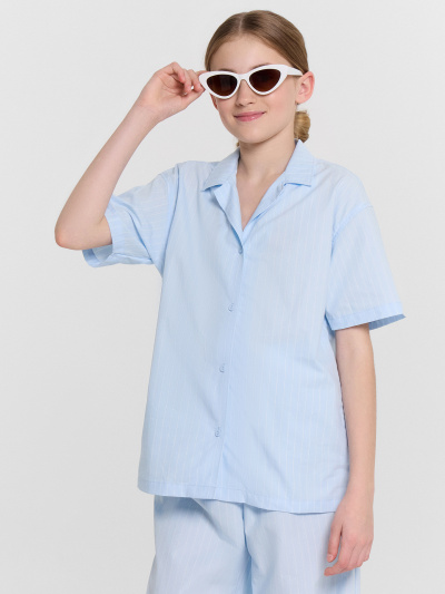 Рубашка Mark Formelle 117941/24-33342П-9 полоска_на_голубом - фото 19