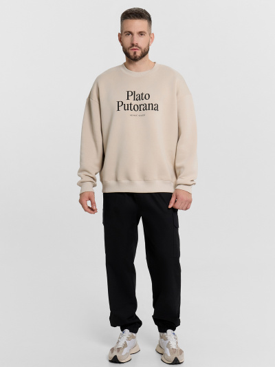 Свитшот Mark Formelle 121866/1/24-4037П-7П белый_песок_печать1_1_сл_на_пол - фото 16