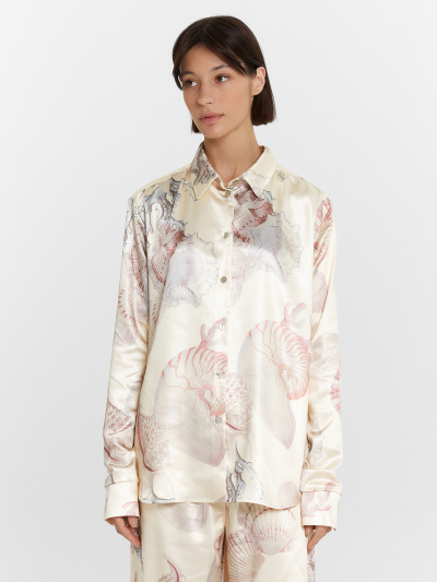 Блуза Mark Formelle 122869/24-33462П-9 ракушки_на_сливочном - фото 16