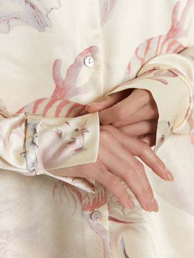 Блуза Mark Formelle 122869/24-33462П-9 ракушки_на_сливочном - фото 20