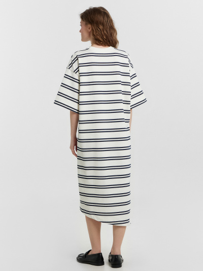 Платье Mark Formelle 152641/24-33801ПП-0 т.синяя_полоска_на_молочном_1_сл_термотрансфер_на_ - фото 19