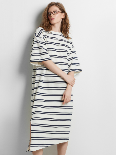 Платье Mark Formelle 152641/24-33801ПП-0 т.синяя_полоска_на_молочном_1_сл_термотрансфер_на_ - фото 21