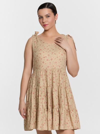 Платье Mark Formelle 152648/24-28471П-9 цветочки_на_ирландском_креме - фото 21