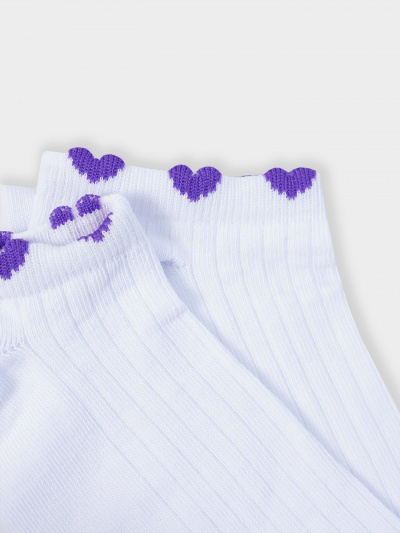 Носки Mark Formelle 406K-3191/B4-25406K белый_фиолетовый_рис.3191 - фото 12