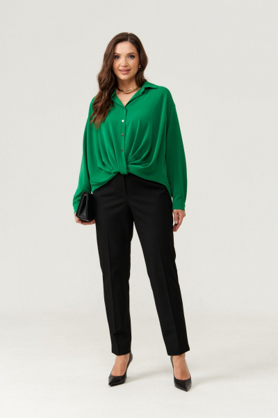 Блуза Панда 105440 зеленый - фото 1