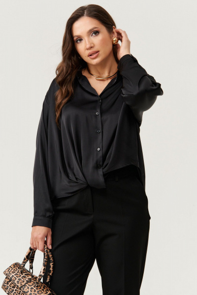 Блуза Панда 105440 черный - фото 8