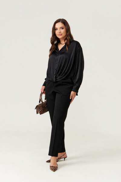 Блуза Панда 105440 черный - фото 7