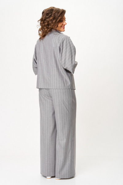 Брюки, жакет, топ Koketka i K 1300 серый - фото 10