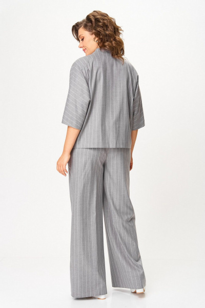 Брюки, жакет, топ Koketka i K 1300 серый - фото 9