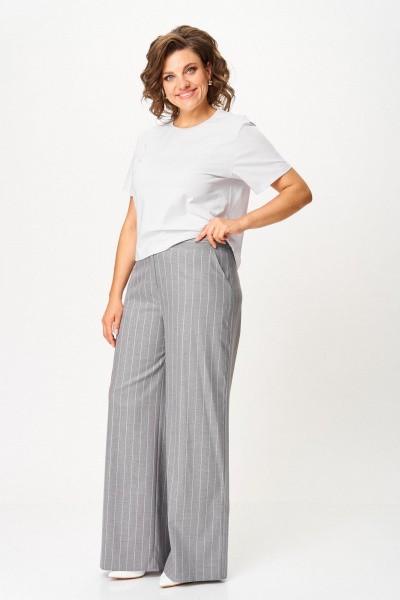 Брюки, жакет, топ Koketka i K 1300 серый - фото 7