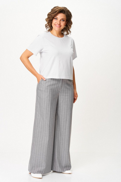 Брюки, жакет, топ Koketka i K 1300 серый - фото 6