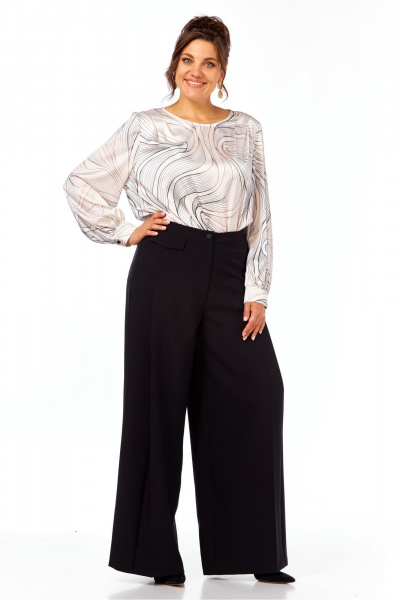 Брюки Элль-стиль 2396 черный - фото 4